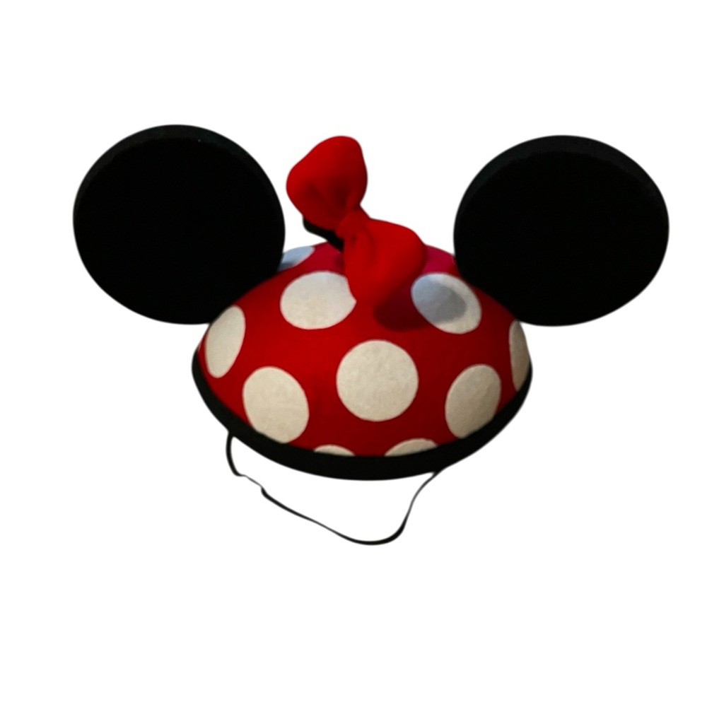 Disney Parks Minnie Mouse Ears‎ Hat with Bow - One Size (OS) - Vintage